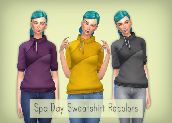  Simsrocuted: Spa Day sweatshirt