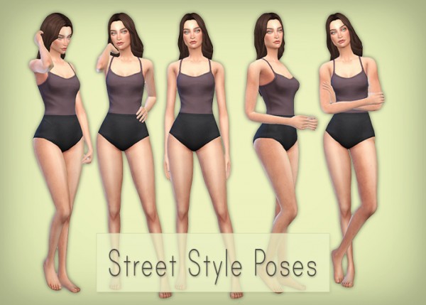  Simsrocuted: Street Style Poses