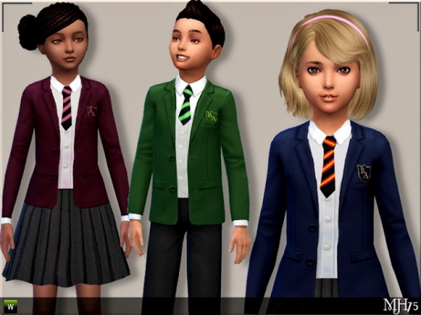 Sims Addictions: Child School Uniforms by Margies Sims