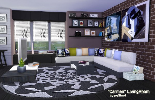  PQSims4: Carmen livingroom