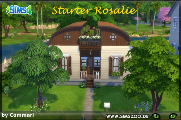  Blackys Sims 4 Zoo: Starter Rosalie by Commari
