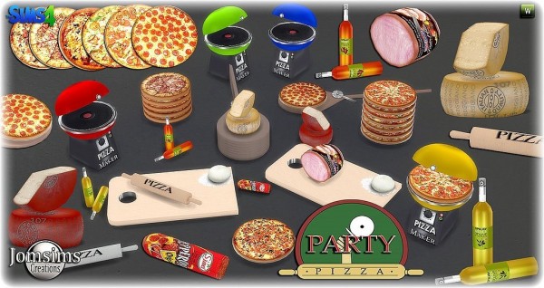  Jom Sims Creations: New Pizza Party