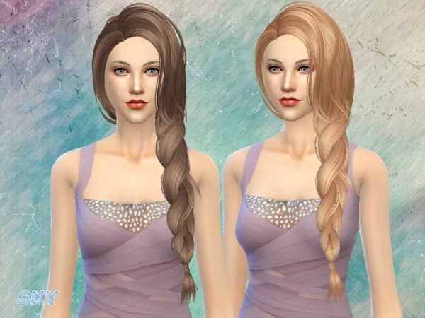  The Sims Resource: Skysims Hair 155 Ailisa