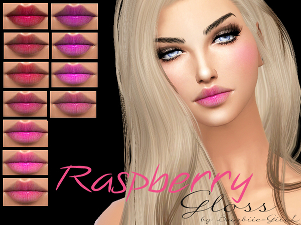  The Sims Resource: Raspberry Gloss by Baarbiie GiirL