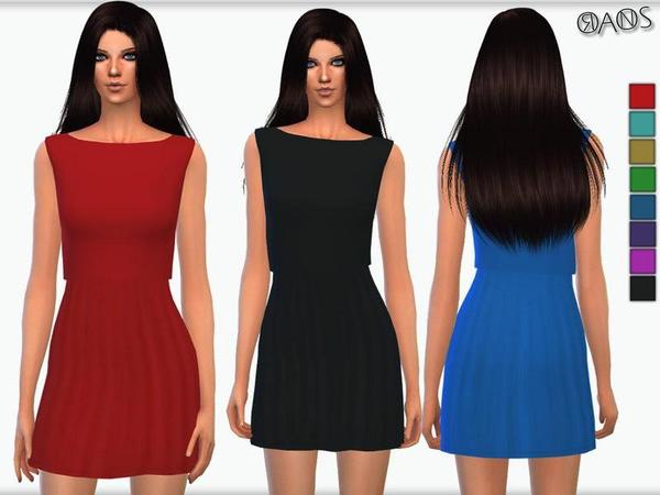  The Sims Resource: Suede Dress by OranosTR
