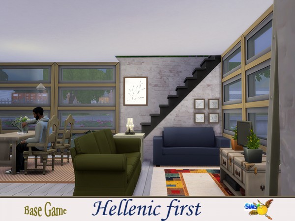  The Sims Resource: Hellenic first house by Evi