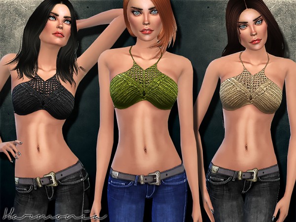  The Sims Resource: Mercerized Festival Tank Top by Harmonia