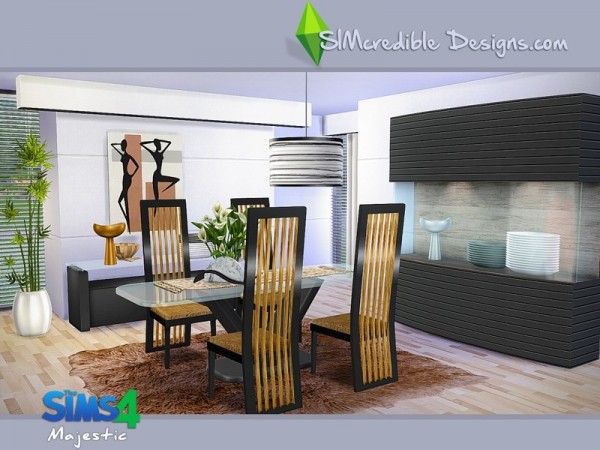  The Sims Resource: Majestic diningroom by SImcredible Design