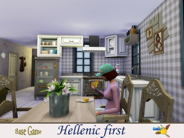  The Sims Resource: Hellenic first house by Evi