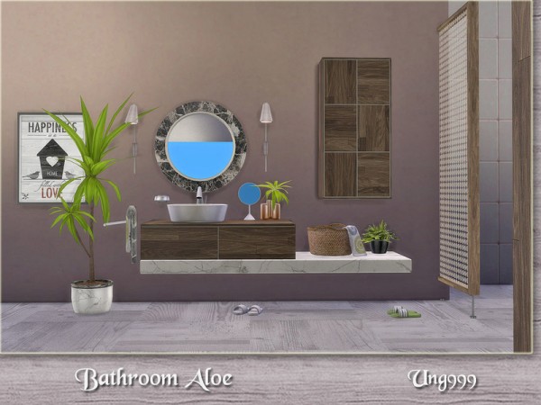  The Sims Resource: Bathroom Aloe by ung999