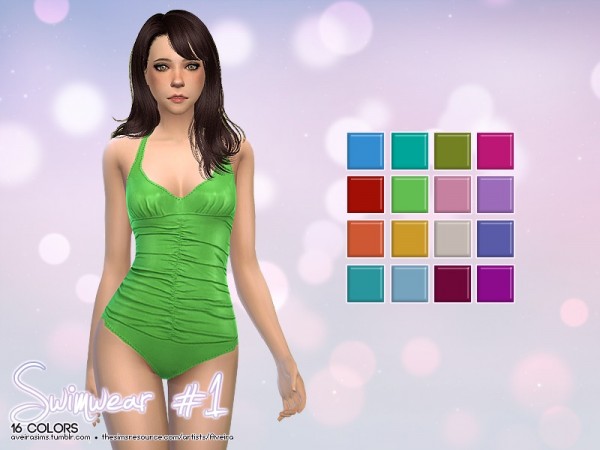  The Sims Resource: Swimwear 1 by Aveira