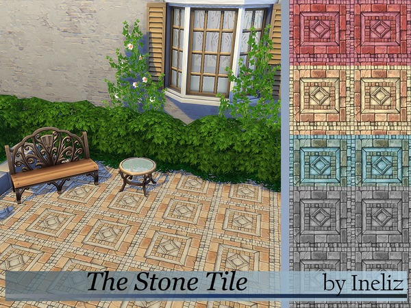  The Sims Resource: The Stone Tiles by Ineliz