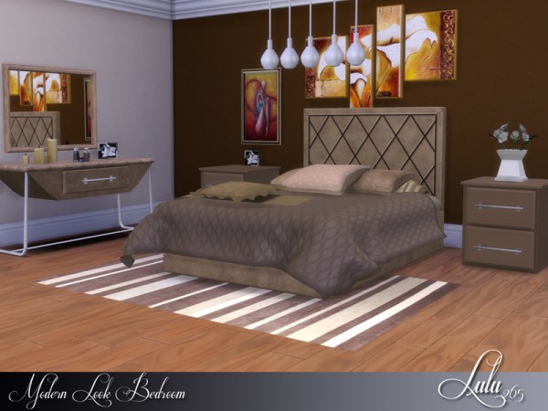 The Sims Resource Modern Look Bedroom By Lulu265 • Sims 4 Downloads