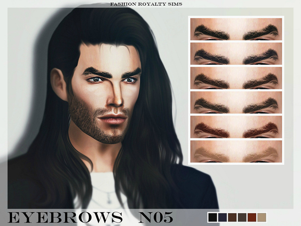  The Sims Resource: Eyebrows N05 by Fashion Royalty