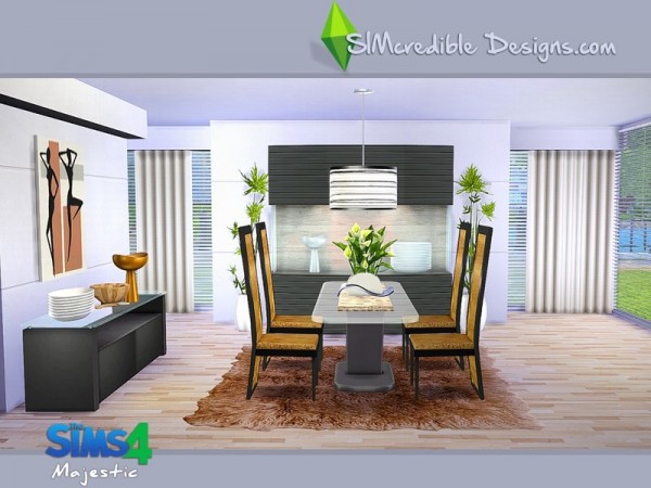  The Sims Resource: Majestic diningroom by SImcredible Design