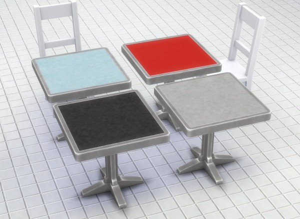  Mod The Sims: Metal Table with Lino Top by plasticbox