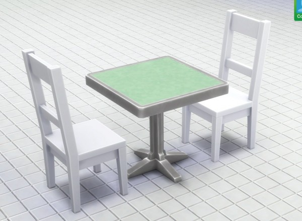  Mod The Sims: Metal Table with Lino Top by plasticbox