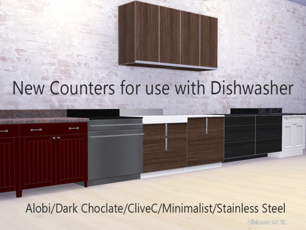  The Sims Resource: Counters for Dishwasherby ShinoKCR