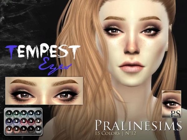  The Sims Resource: Tempest Eyes by Pralinesims