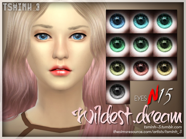  The Sims Resource: Wildest Dream Eyes by tsminh 3