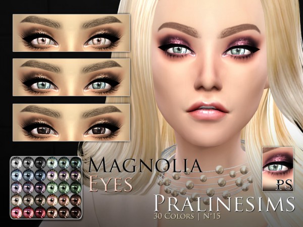  The Sims Resource: Magnolia Eyes by Pralinesims