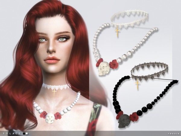  The Sims Resource: Solace Necklace by toksik