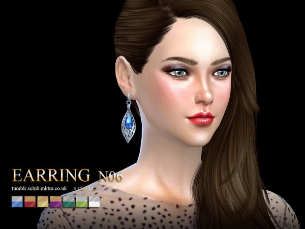  The Sims Resource: Earrings 06 by S Club