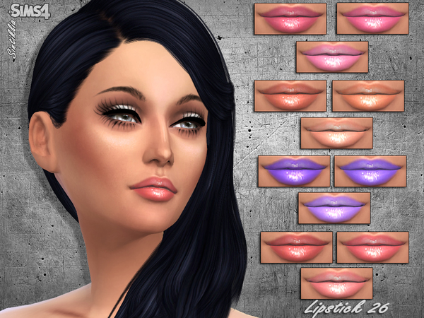  The Sims Resource: Lipstick 26 by Sintiklia