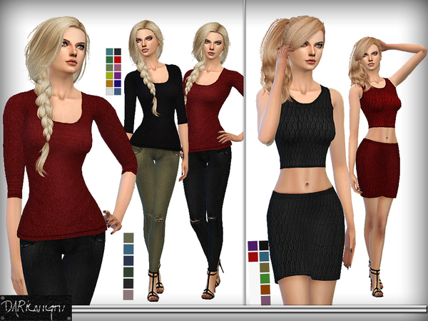  The Sims Resource: SET 05   Casual Set by DarkNighTt