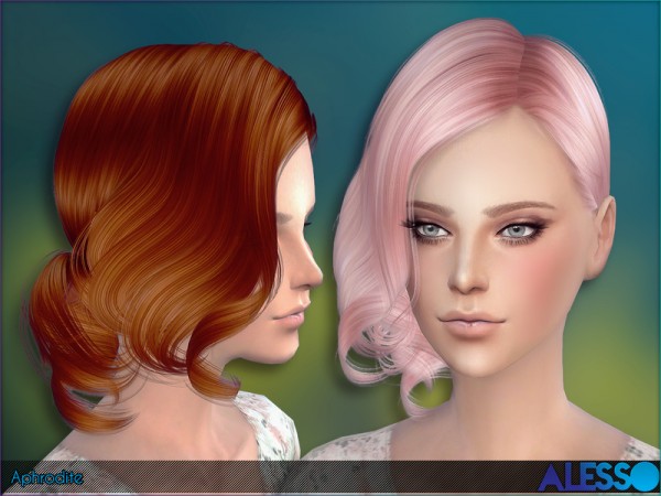  The Sims Resource: Alesso   Aphrodite Hair