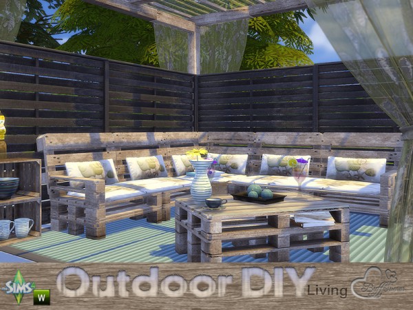  The Sims Resource: DIY Outdoor Living by Buffsumm