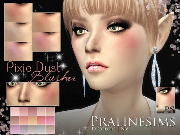  The Sims Resource: Pixie Dust Blusher by Pralinesims