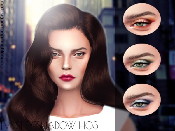  The Sims Resource: Eyeshadow H03 by Mr Designer Shop