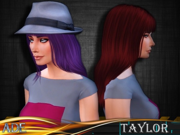  The Sims Resource: Ade  Taylor hair
