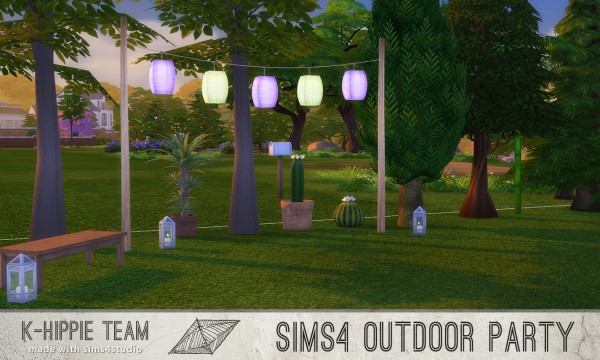  Mod The Sims: 5 Breezy Lanterns   Outdoor Party serie   volume 1 by Blackgryffin