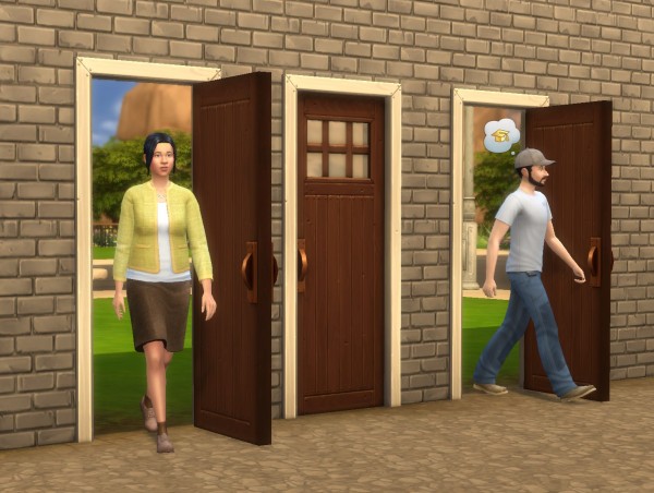  Mod The Sims: Mega Doors by plasticbox
