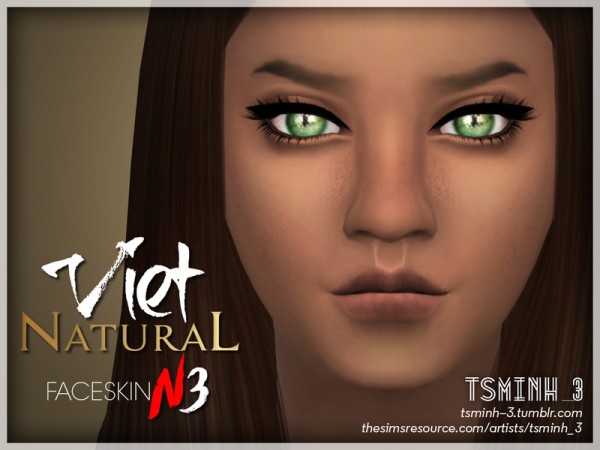  The Sims Resource: VIET Natural Face Skin by tsminh 3