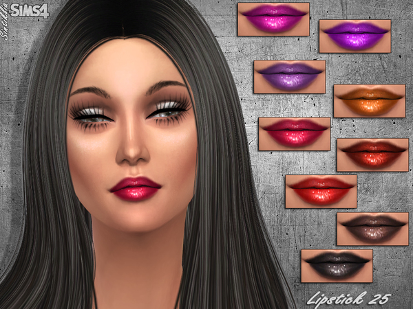  The Sims Resource: Lipstick 25 by Sintiklia
