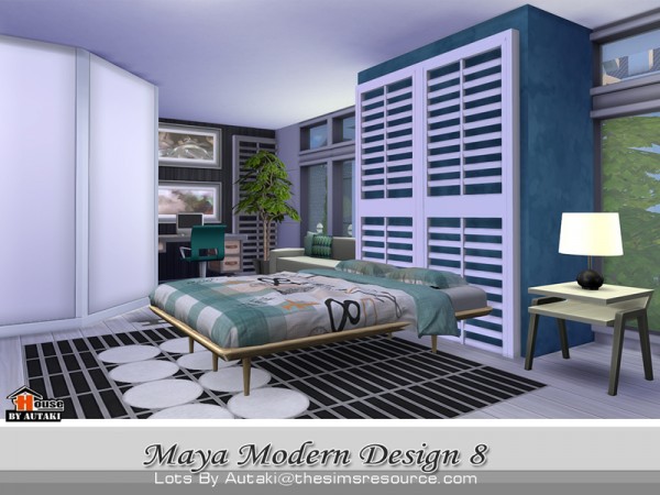  The Sims Resource: Maya Modern Design 8 by Autaki