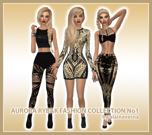  Alaina Vesna: Aurora Rybak Fashion Collection No1