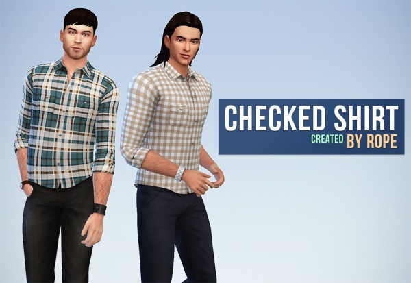  Simsontherope: Checked Shirt
