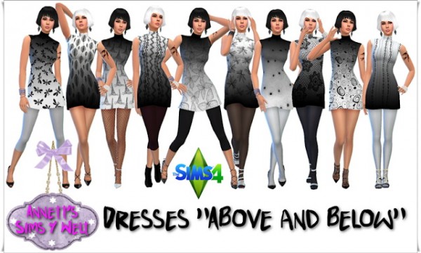  Annett`s Sims 4 Welt: Dress Above and Below