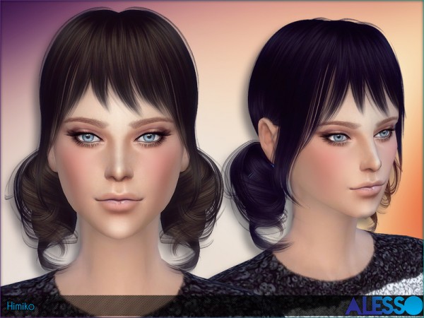  The Sims Resource: Alesso   Himiko (Hair)