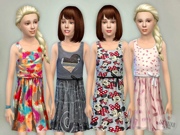  The Sims Resource: Designer Dresses Collection P01 by lillka