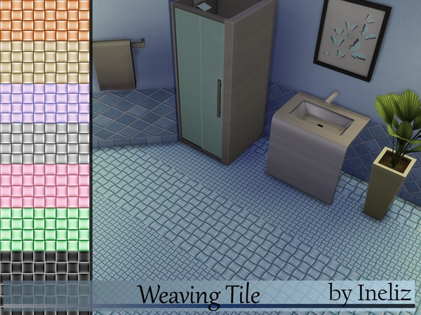 The Sims Resource: Weaving Tile by Ineliz