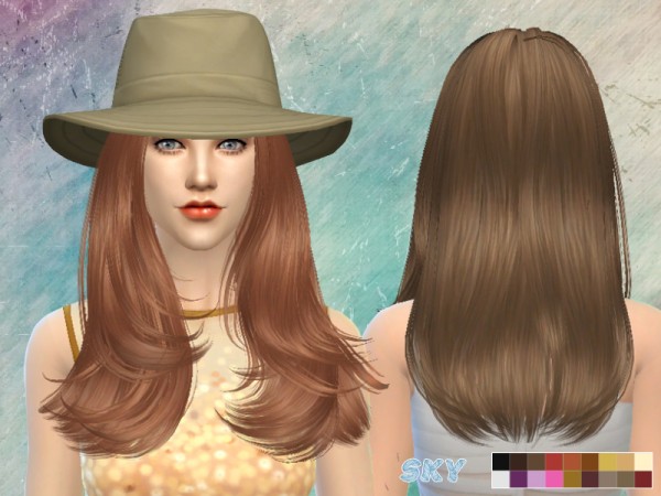 The Sims Resource: Skysims Hair 089 Cassie