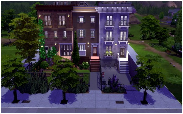  Homeless Sims: Newcrest Avenue, Townhouse