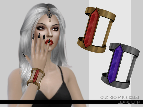 The Sims Resource: Our Story Bracelet by LeahLilith