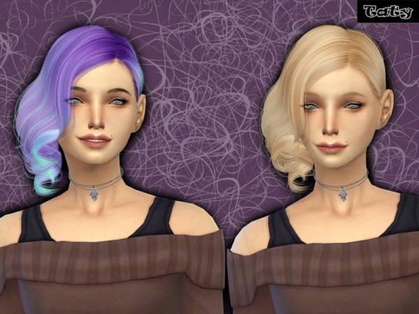  The Sims Resource: Alesso`s Aphrodite hairstyle by Taty