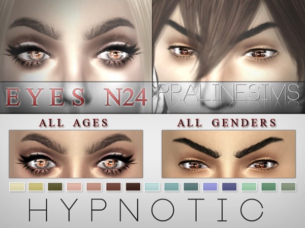  The Sims Resource: Hypnotic Eyes by PralineSims
